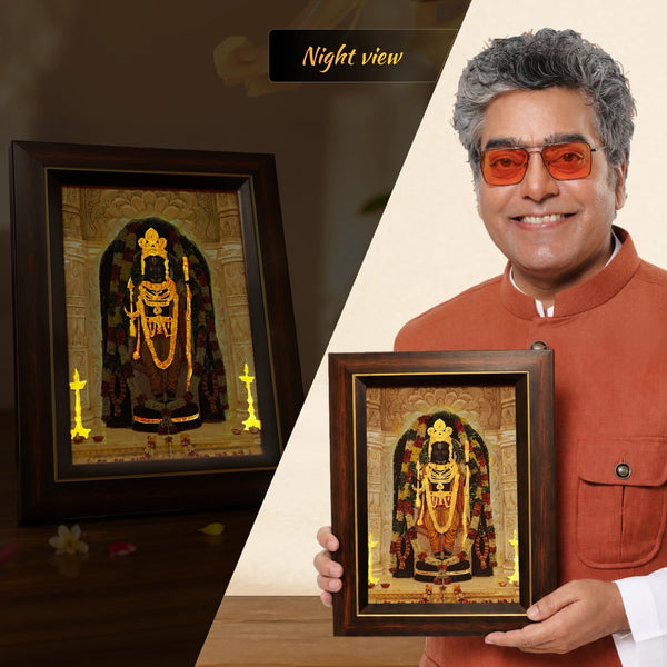 Durlabh Darshan VR Kit + Shri Ram Lalla Golden Foil AR Frame | For All Ages