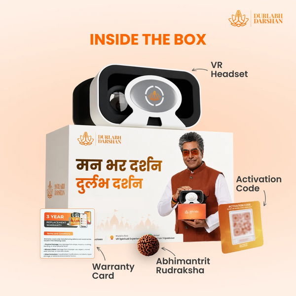 Durlabh Darshan with VR Headset + 3 Year App Subscription