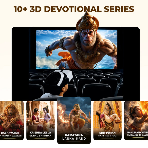 Durlabh Darshan with VR Headset & App Subscription | For All Age Groups