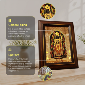 Durlabh Darshan VR Kit + Shri Ram Lalla Golden Foil AR Frame | For All Ages
